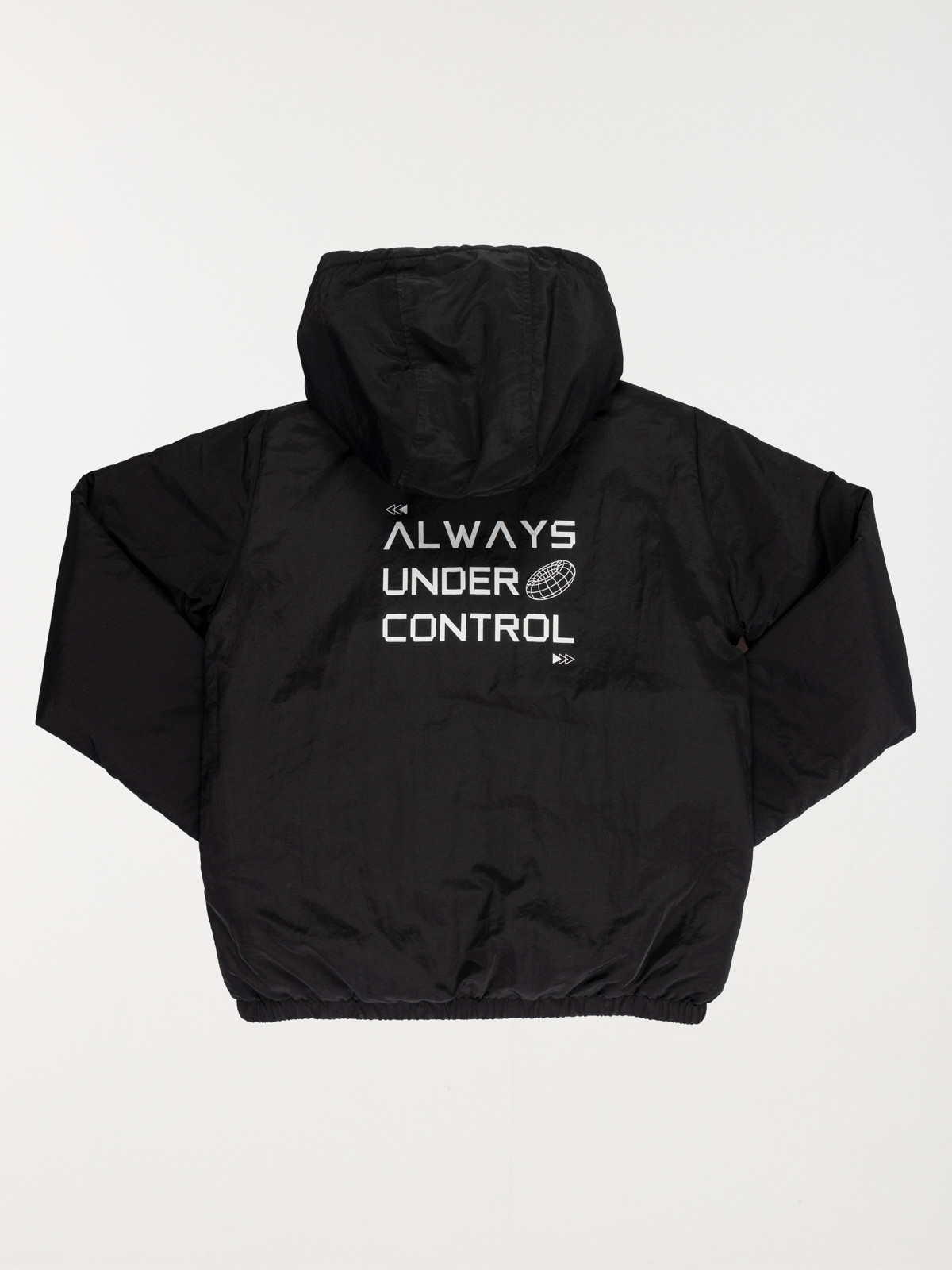 Blouson capuche garçon noir (3-12A)