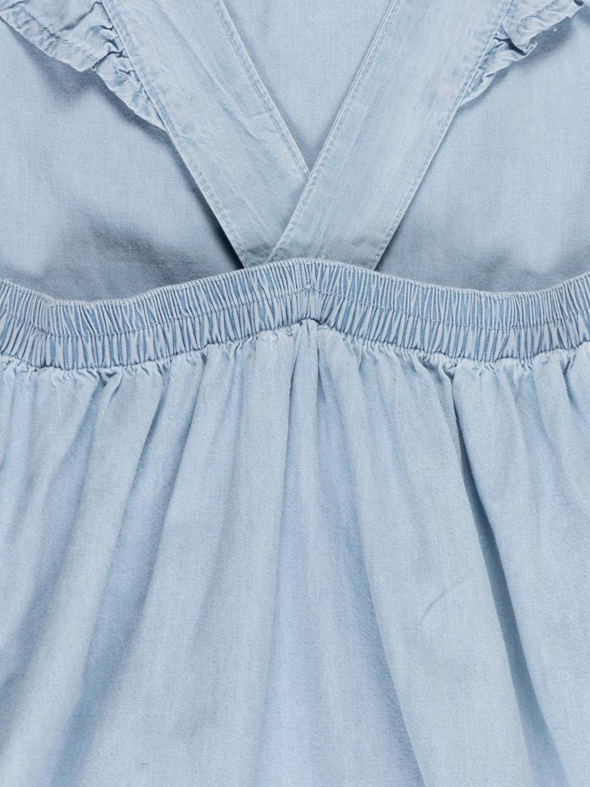 Robe bretelles volantées fille (3-12A)