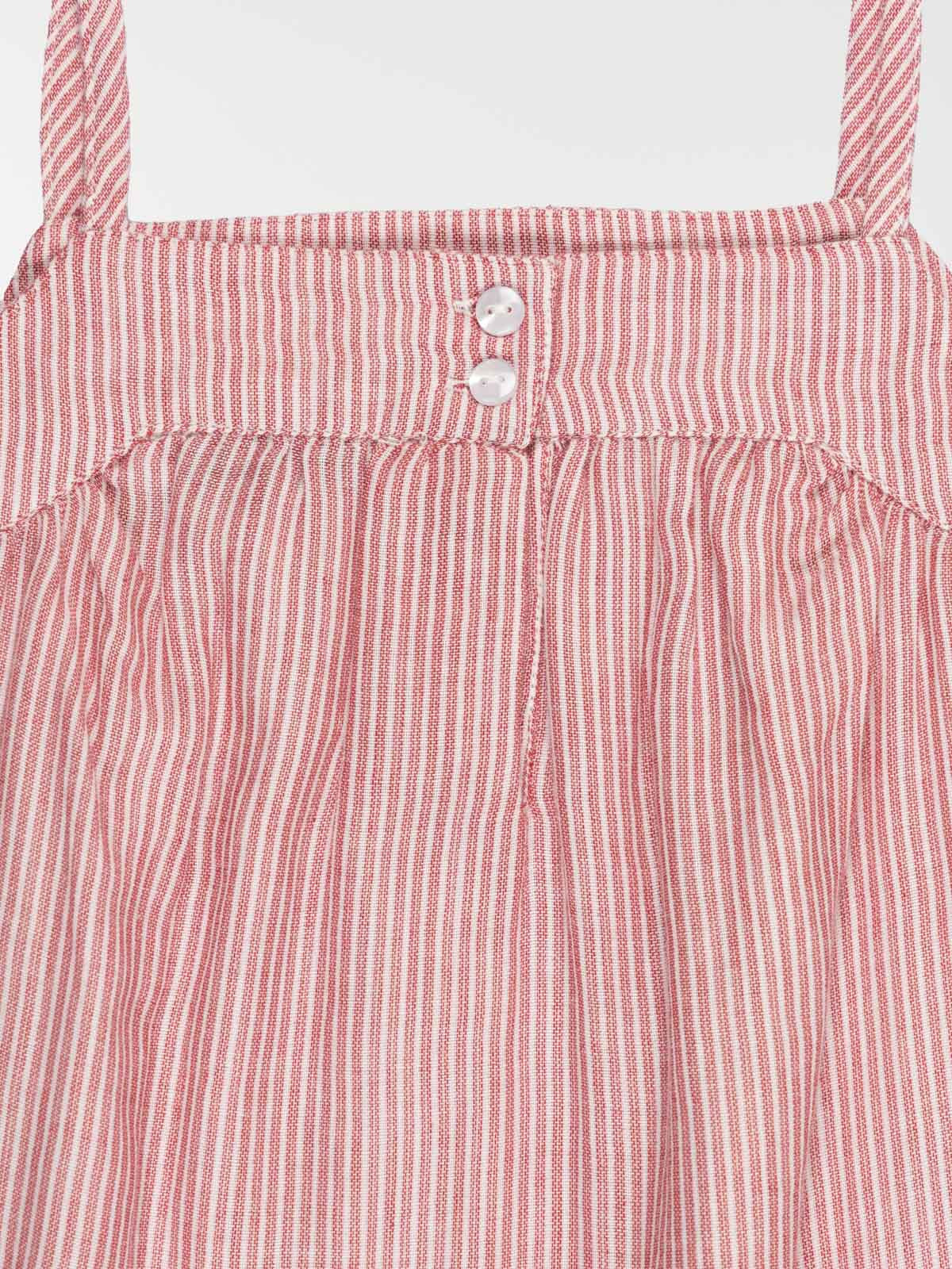 Robe bretelles vieux rose fille (3-12A) Robe bretelles vieux rose fille (3-12A)