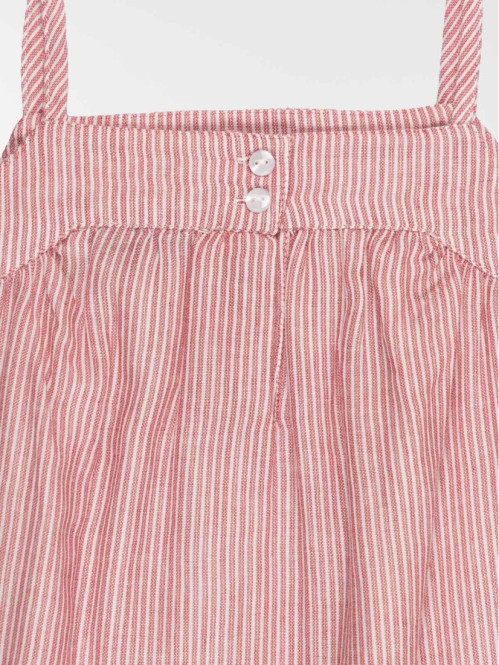 Robe bretelles vieux rose...