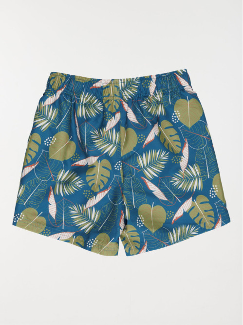 Short de bain feuillage...