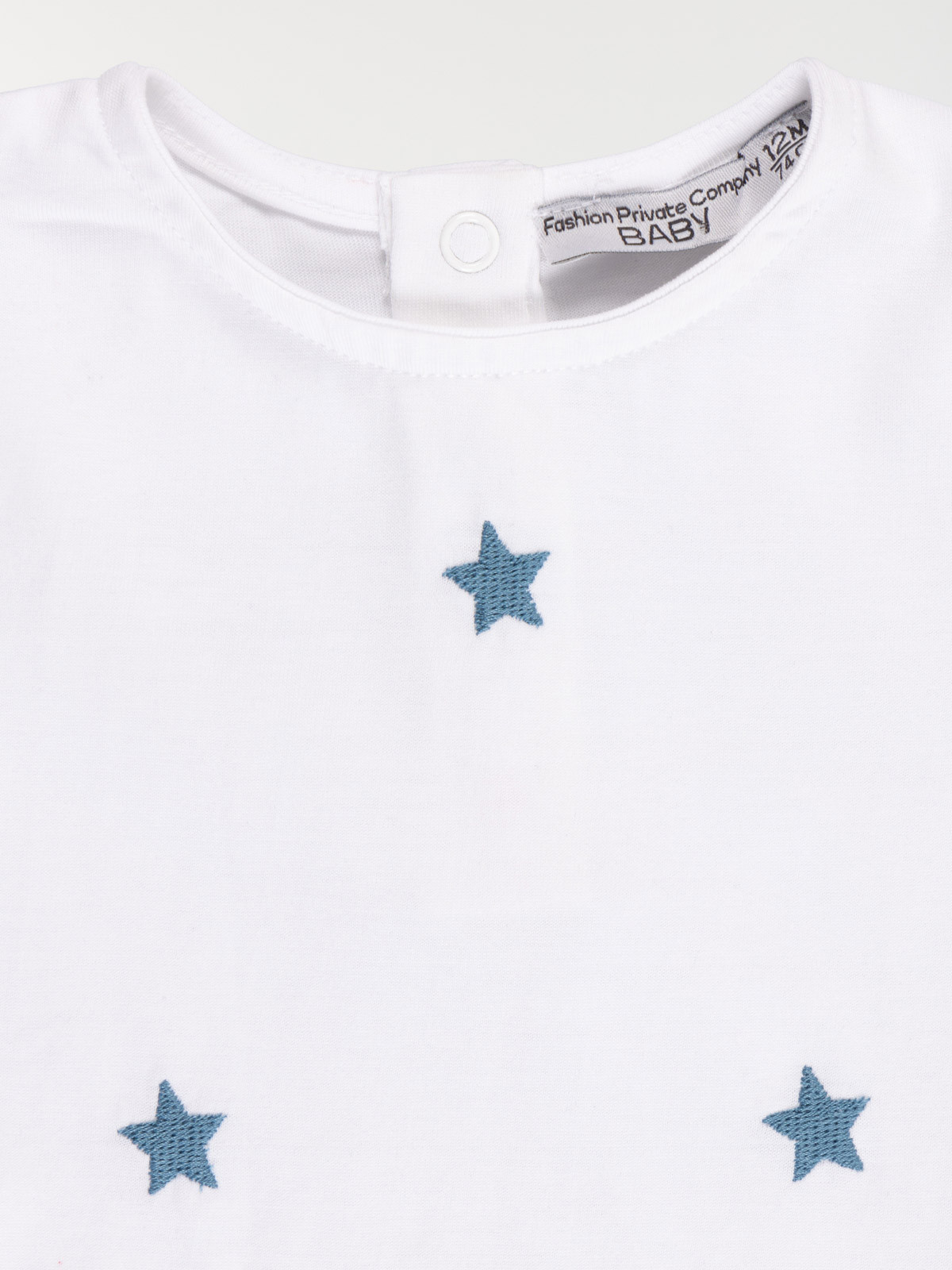 T-shirt blanc imprimé fille (3-36M)