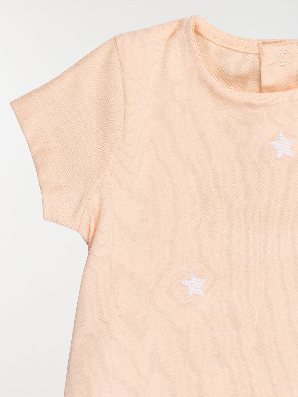 T-shirt corail imprimé fille (3-36M) T-shirt corail imprimé fille (3-36M)