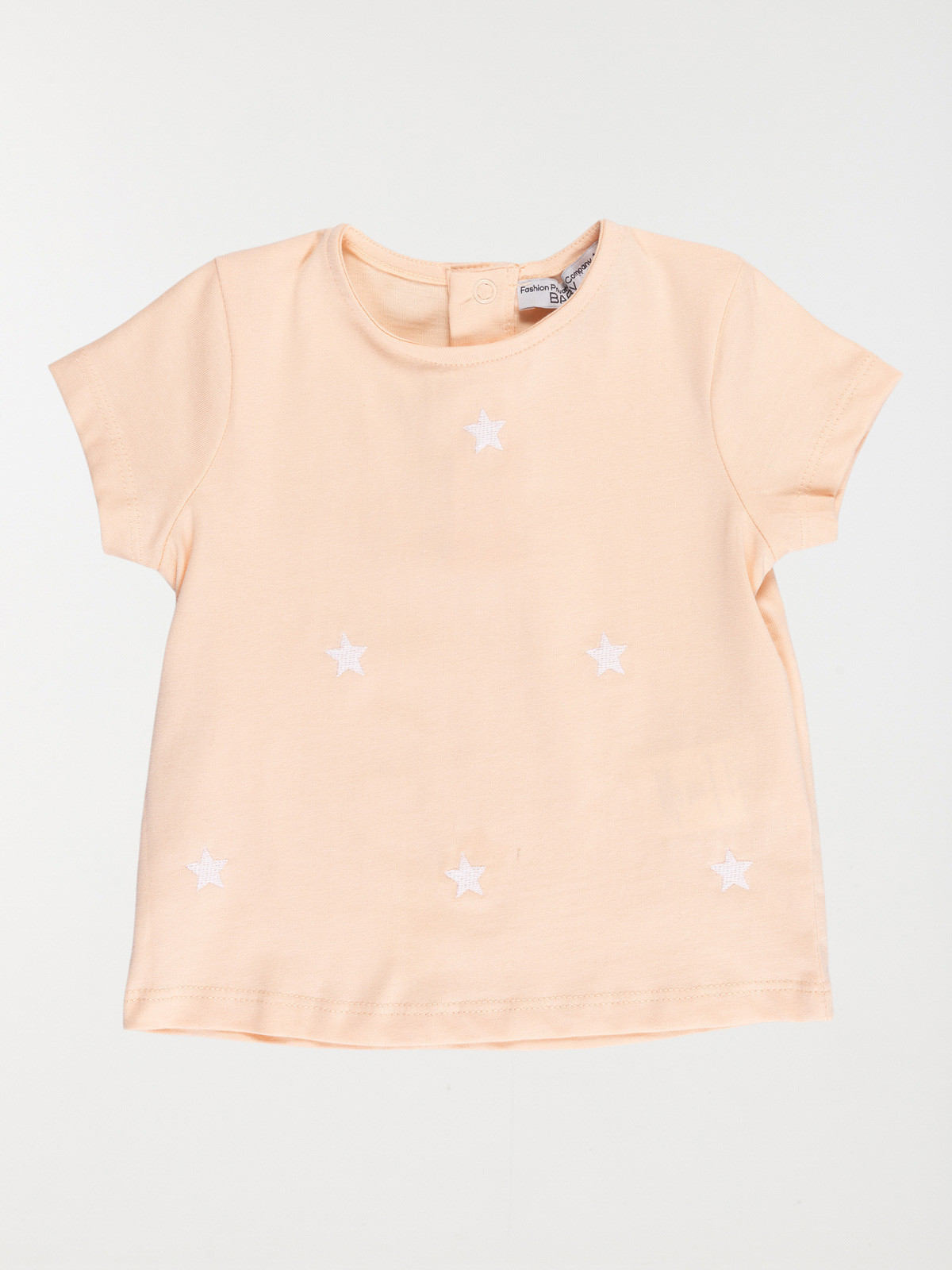 T-shirt corail imprimé fille (3-36M)
