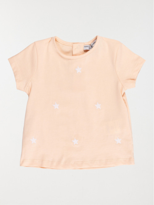 T-shirt corail imprimé...