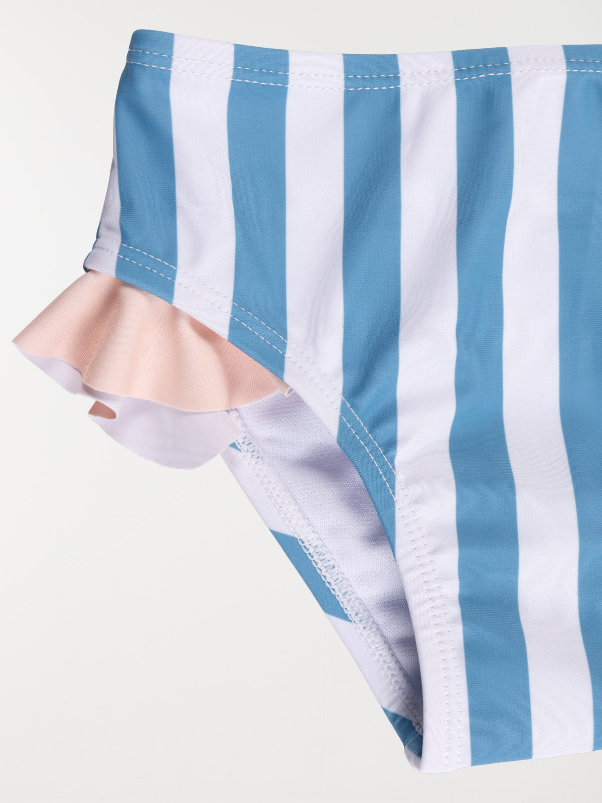 Slip de bain rayé fille anti-UV (3-36M)