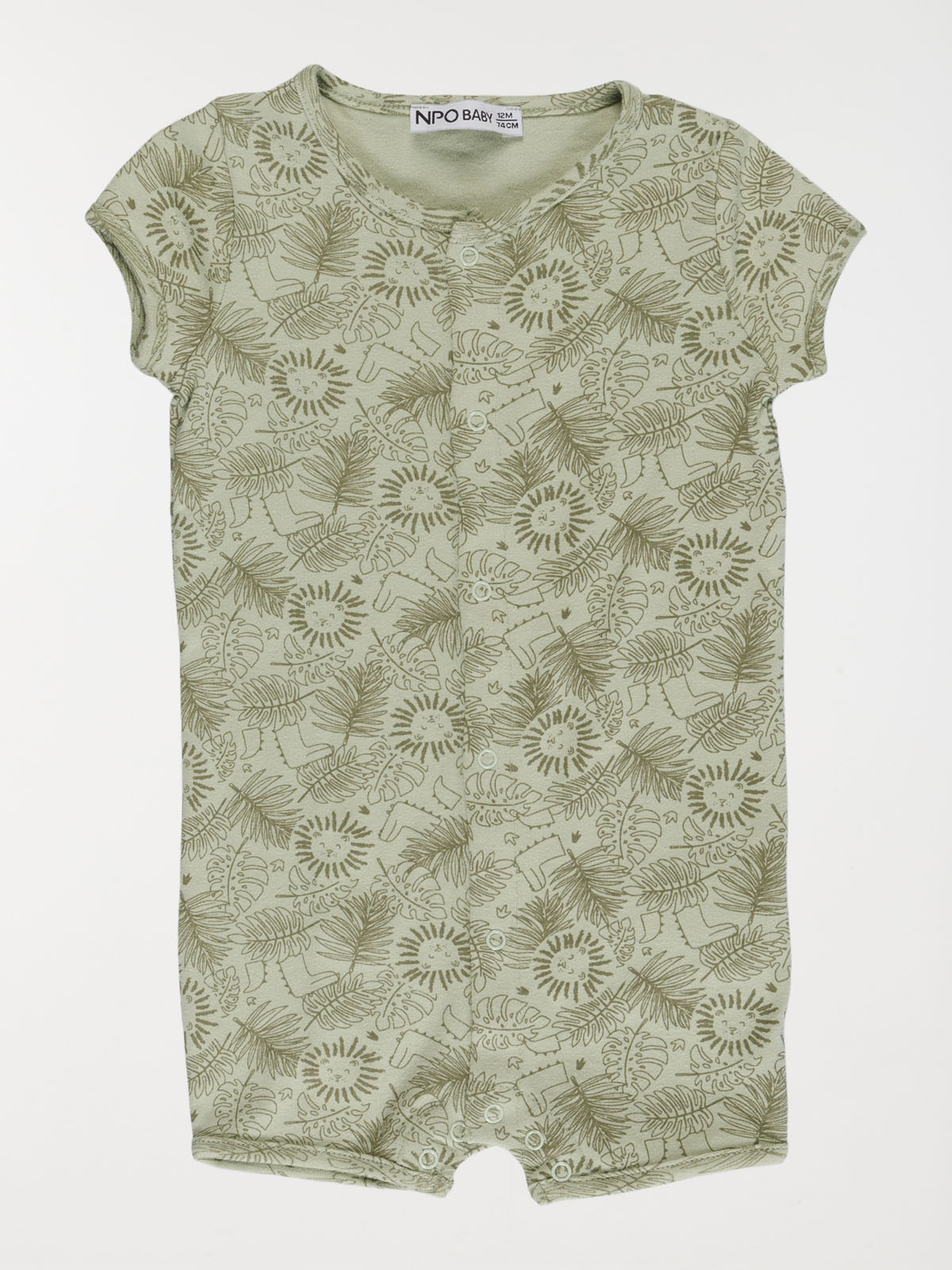 Pyjashort imprimé garçon (3-24M)