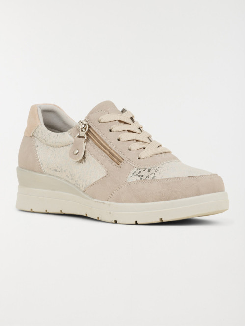 Basket confort taupe femme...