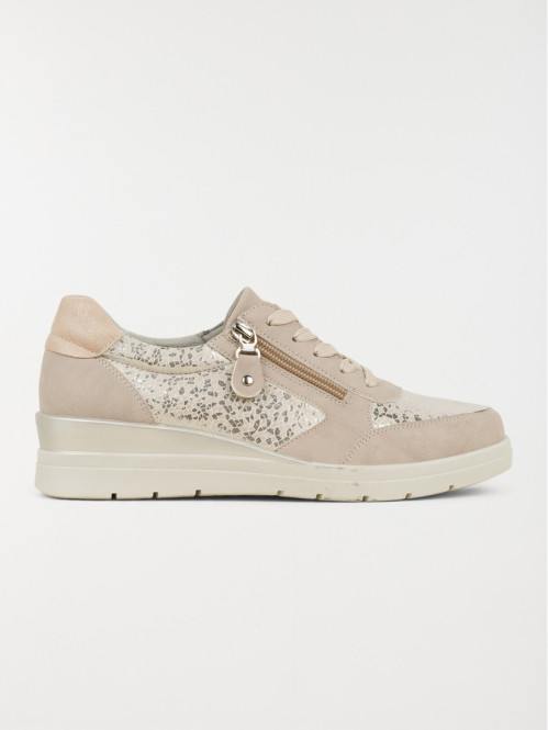 Basket confort taupe femme...