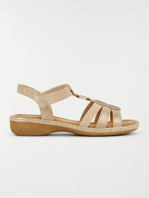 Sandales conforts strass femme (37-42)
