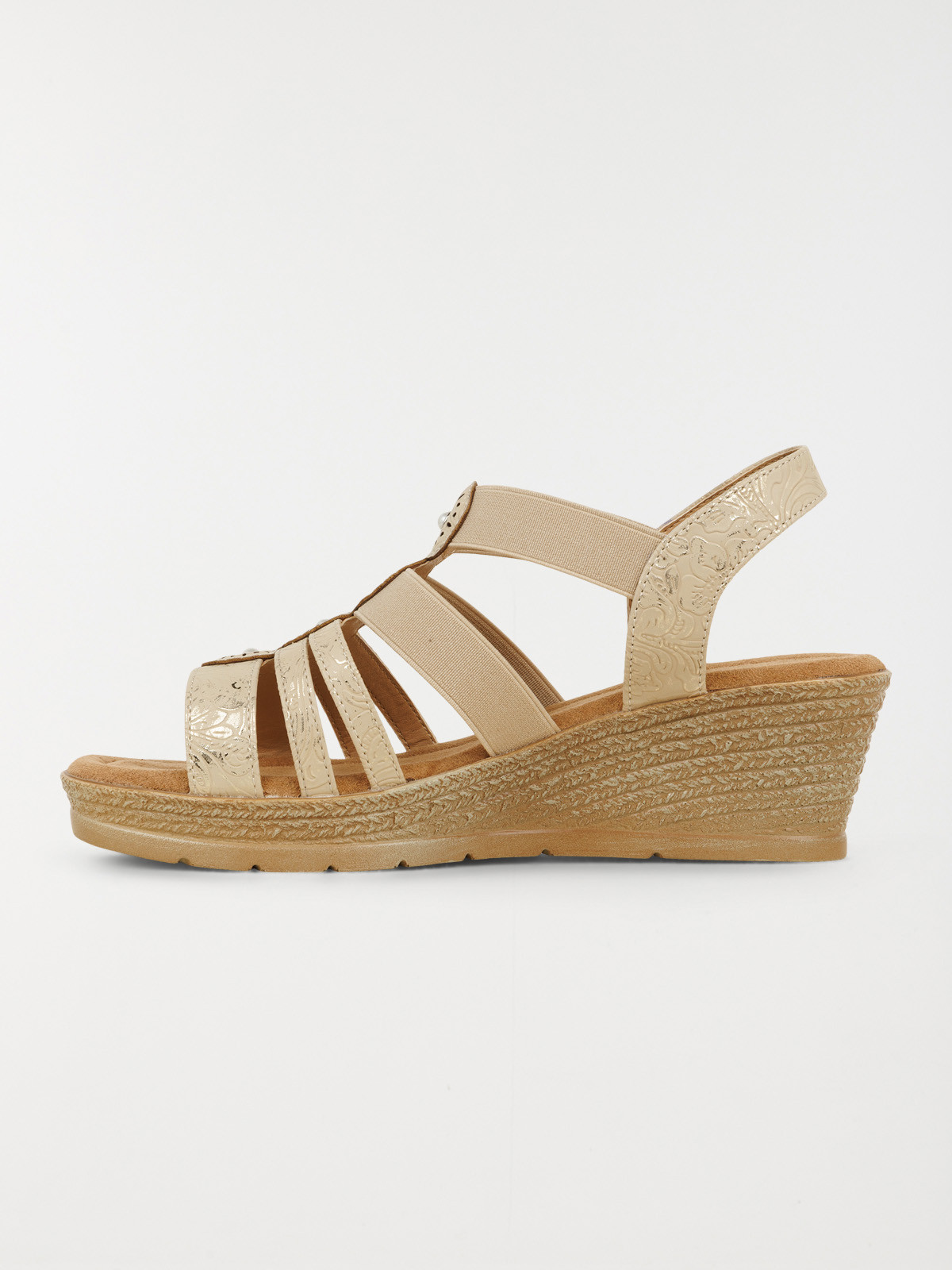 Sandale talon compensé femme (36-41)