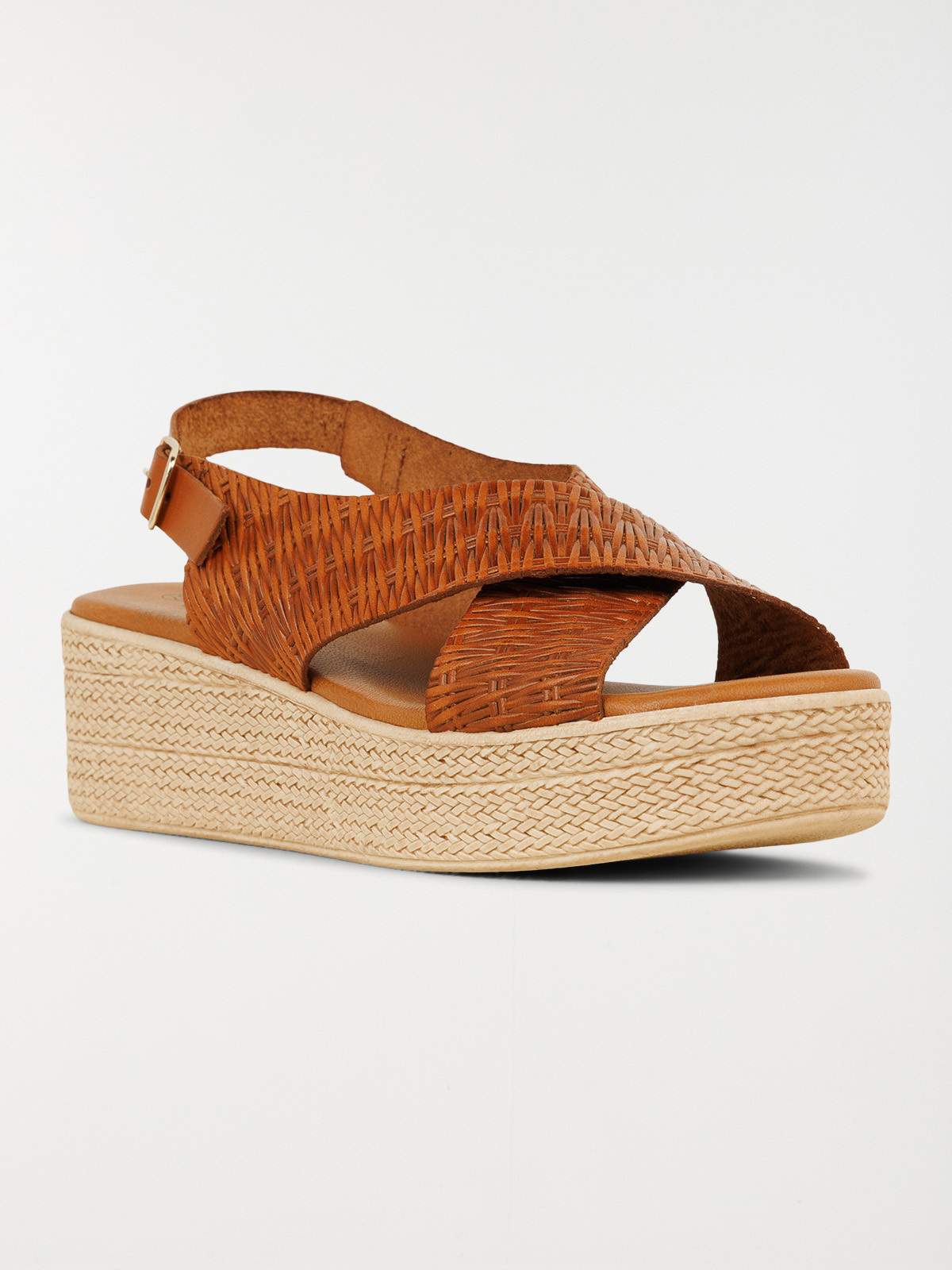 Sandales compensées marron femme (36-41) Sandales compensées marron femme (36-41)