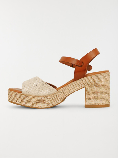 Sandales à talons hauts...