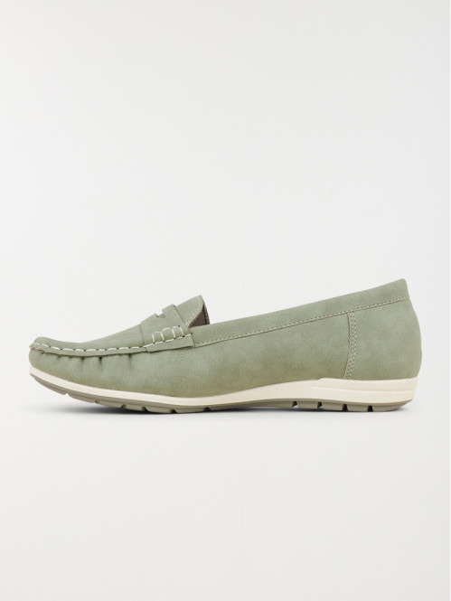 Mocassins verts femme (36-41)