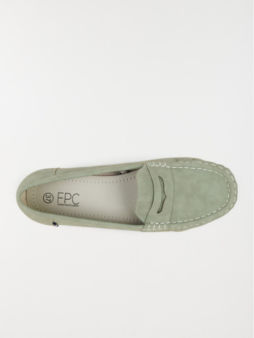 Mocassins verts femme (36-41)
