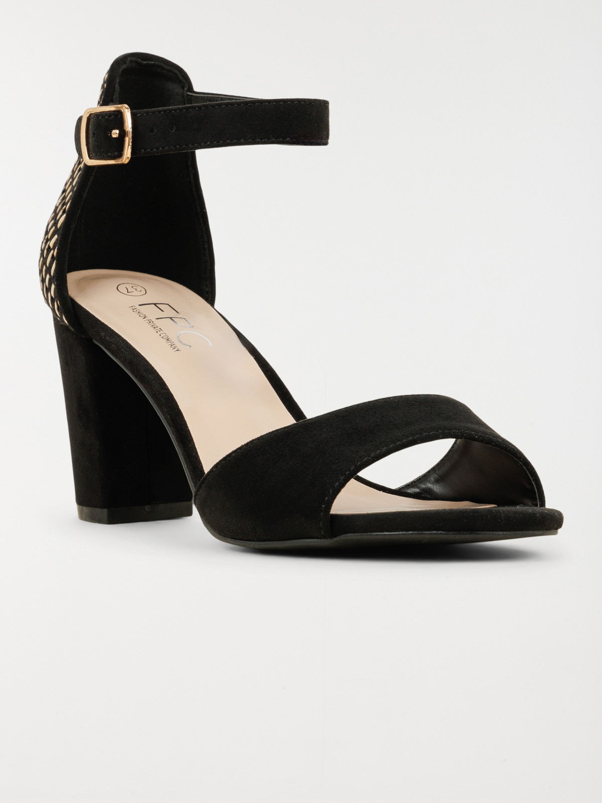 Sandales à talons femme noir (36-41) Sandales à talons femme noir (36-41)