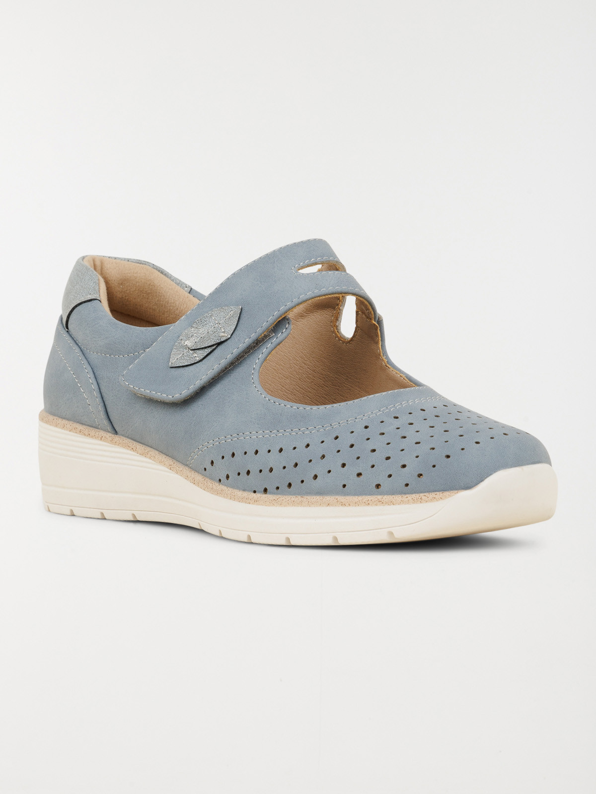 Ballerines conforts bleues femme (36-41)