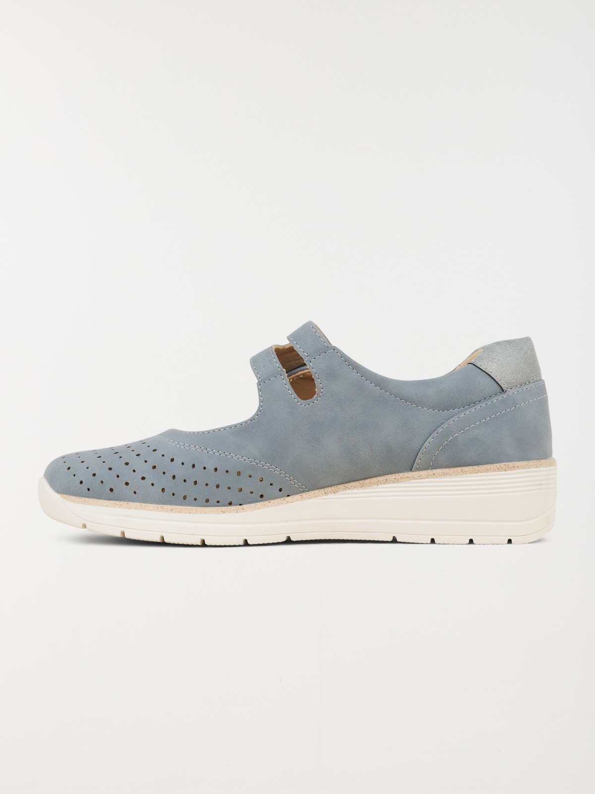 Ballerines conforts bleues femme (36-41)