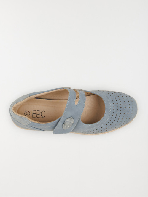 Ballerines conforts bleues...