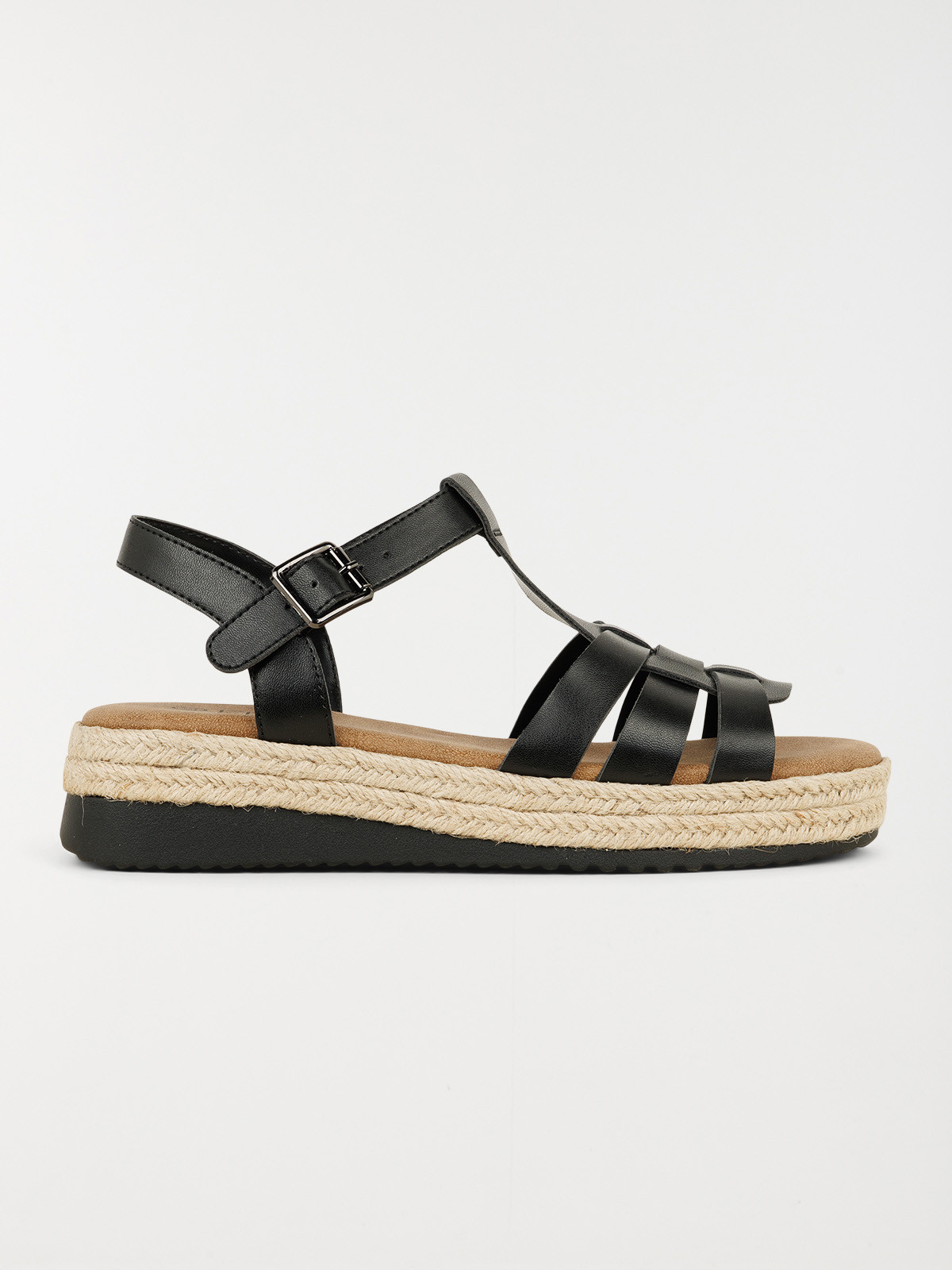 Sandales plateformes femme noir (36-41)