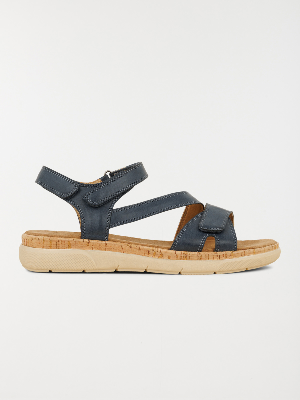 Sandales coloris marine femme (36-41)