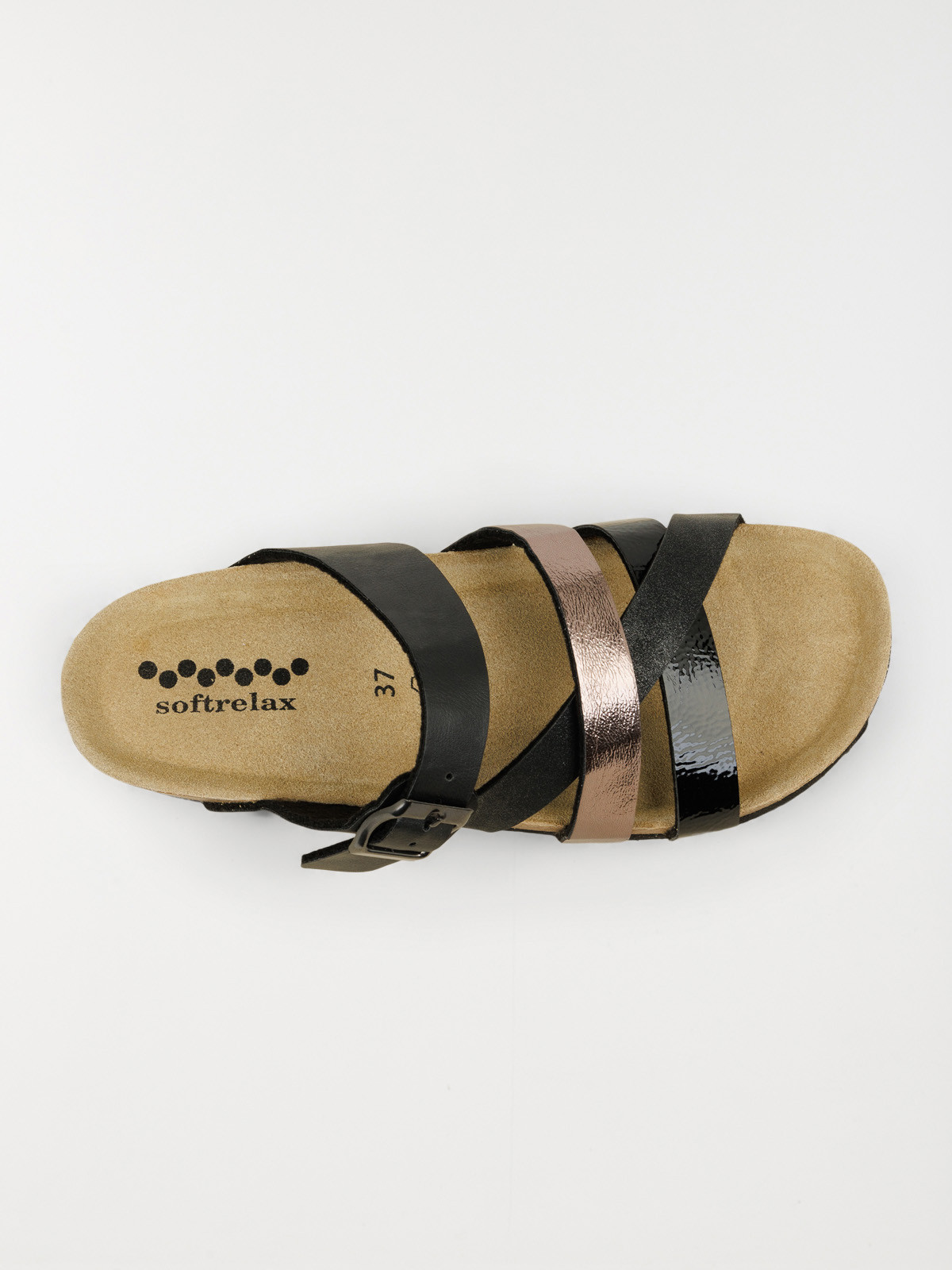 Mules plates noires femme (36-41)