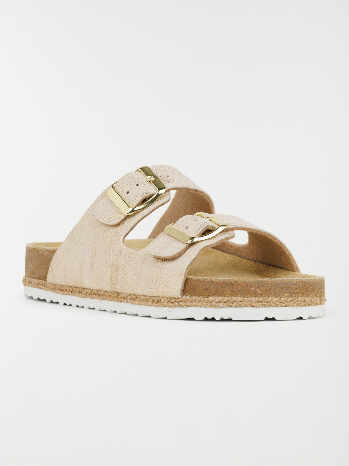 Mules plates femme beige (36-41)