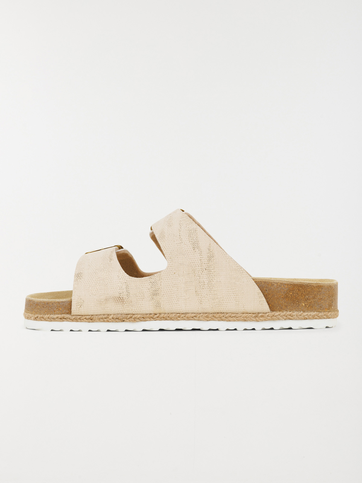 Mules plates femme beige (36-41)