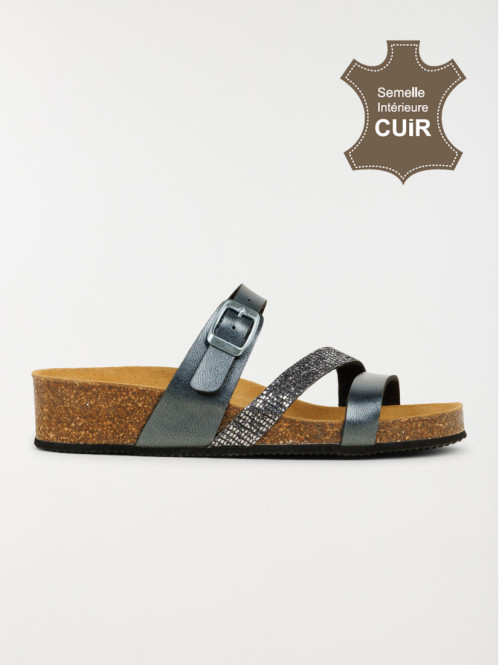 Mules compensées femme (36-41)