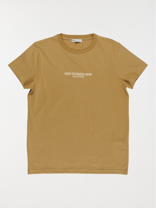 Tee-shirt kraft imprimé...