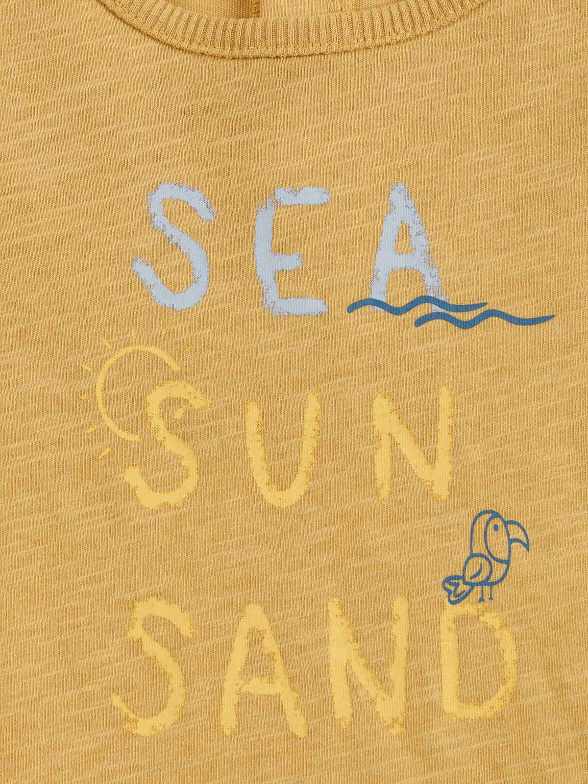 T-shirt message garçon curry (3-36M) T-shirt message garçon curry (3-36M)