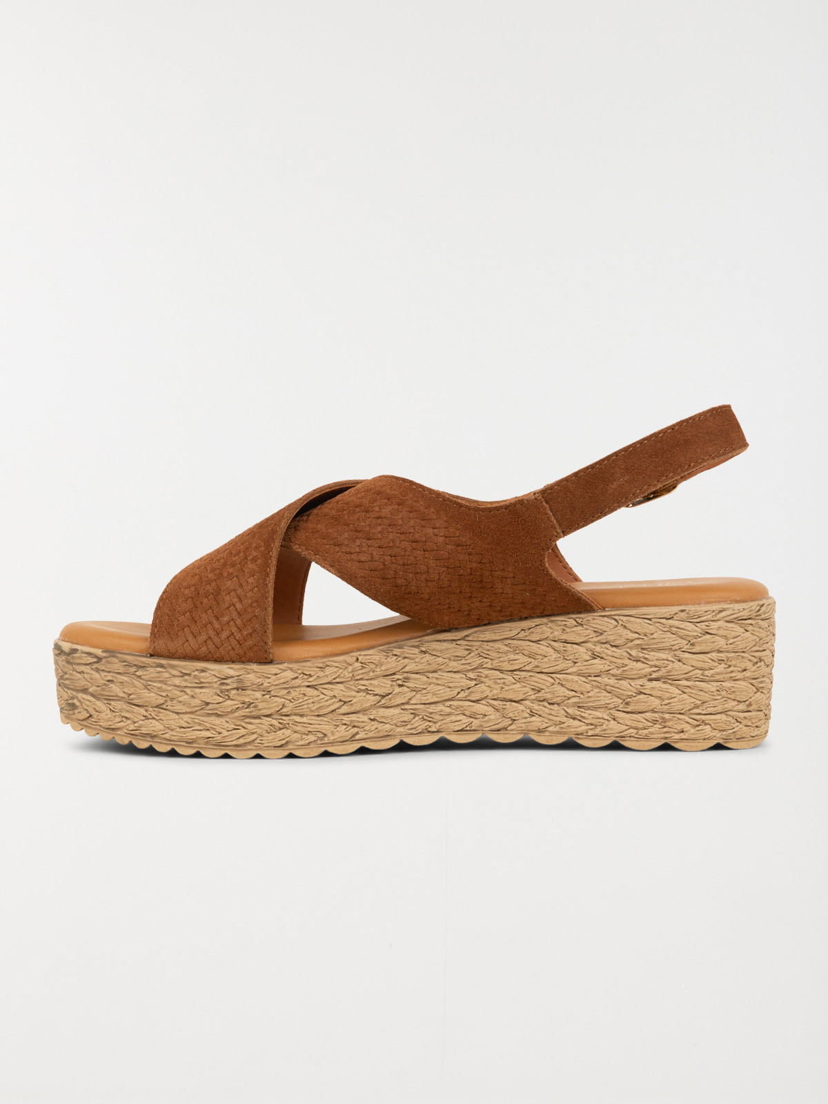 Sandales plateformes tan femme (36-41)