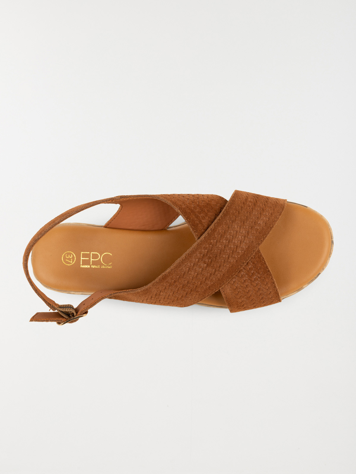 Sandales plateformes tan femme (36-41)