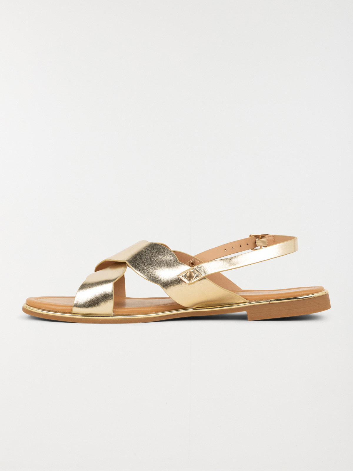 Sandales coloris doré femme (36-41) Sandales coloris doré femme (36-41)