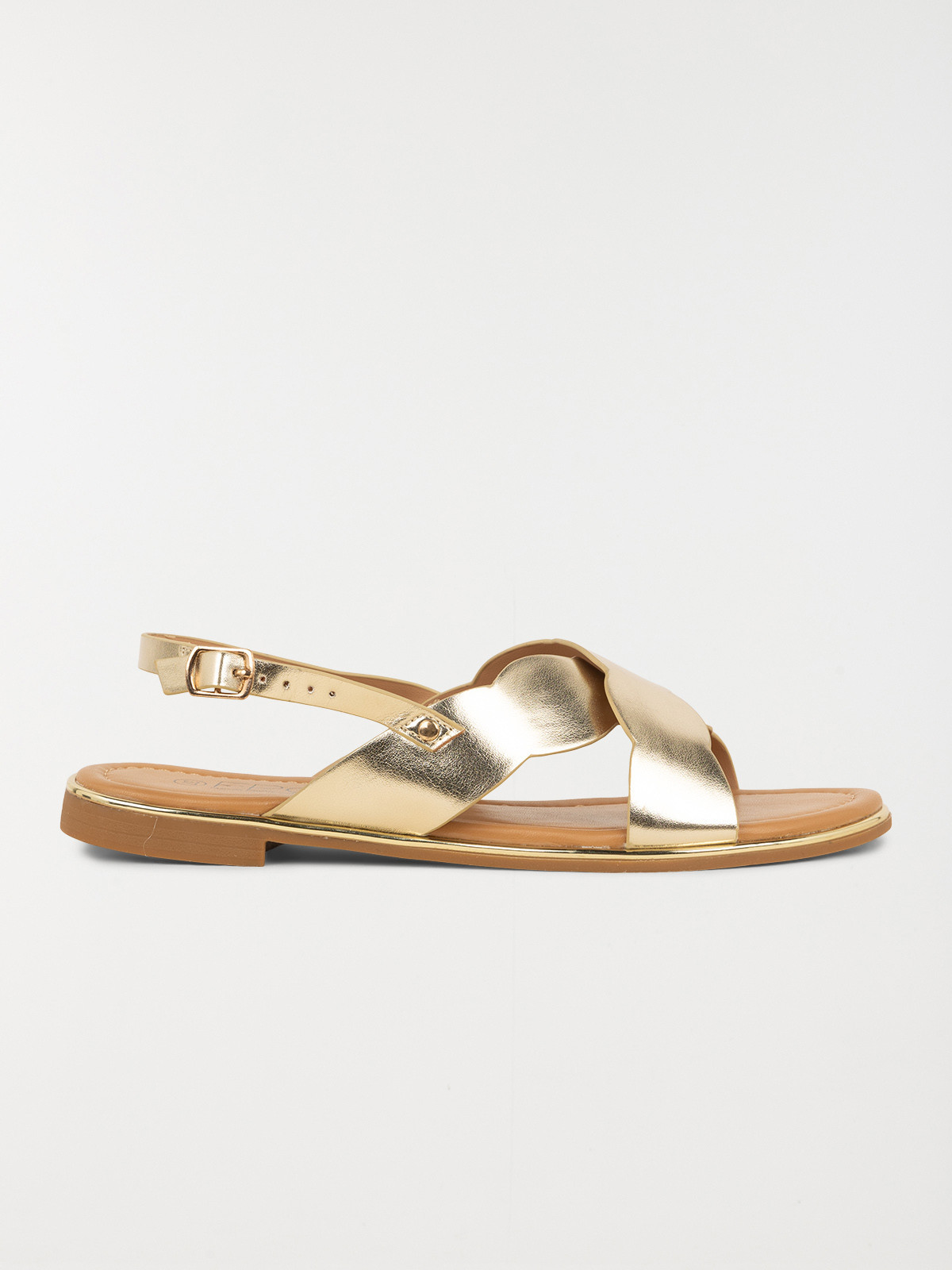 Sandales coloris doré femme (36-41) Sandales coloris doré femme (36-41)