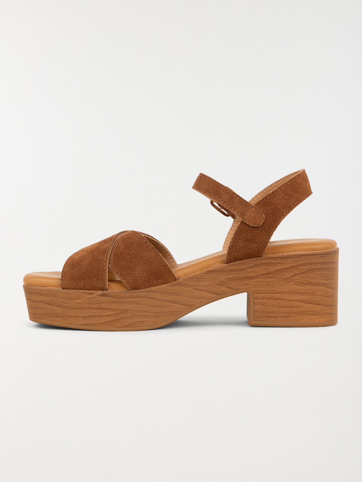 Sandales à talons femme tan (36-41)