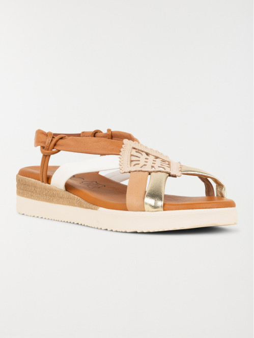 Sandale multicolore femme...