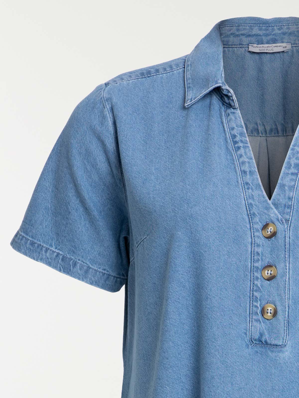 Robe denim grande taille femme Robe denim grande taille femme