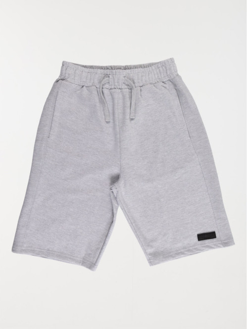 Bermuda gris chiné garçon (XXS-M)