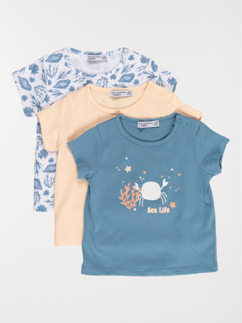 Lot de 3 T-shirt fille (3-36M)