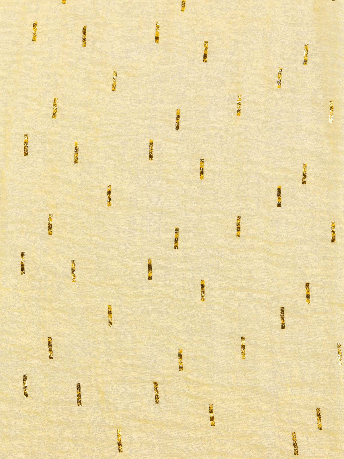 Foulard jaune motif doré femme Foulard jaune motif doré femme