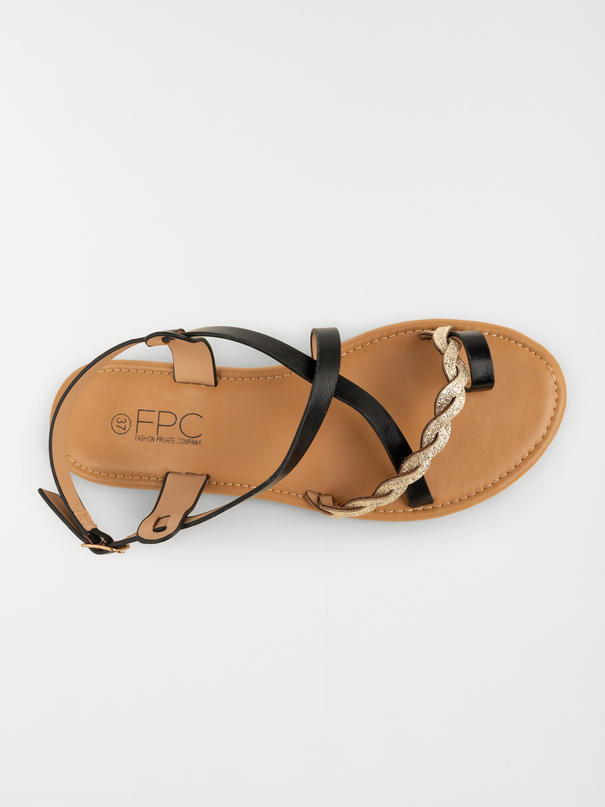 Sandales brides croisées femme (36-41)