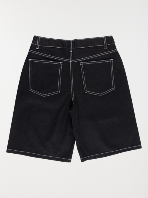 Bermuda baggy noir garçon...