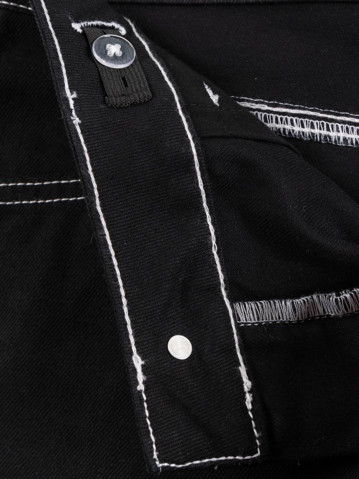 Bermuda baggy noir garçon (XXS-M)