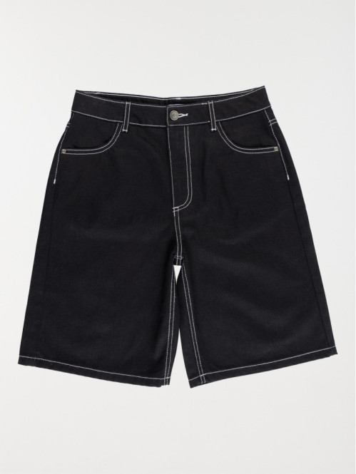 Bermuda baggy noir garçon...