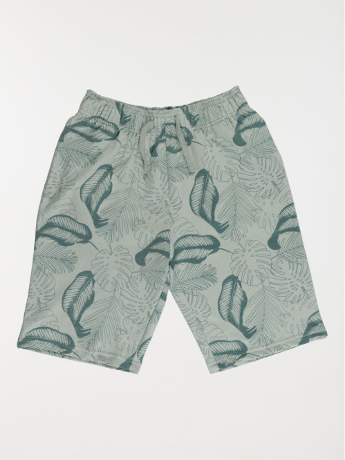 Bermuda motif feuillage...