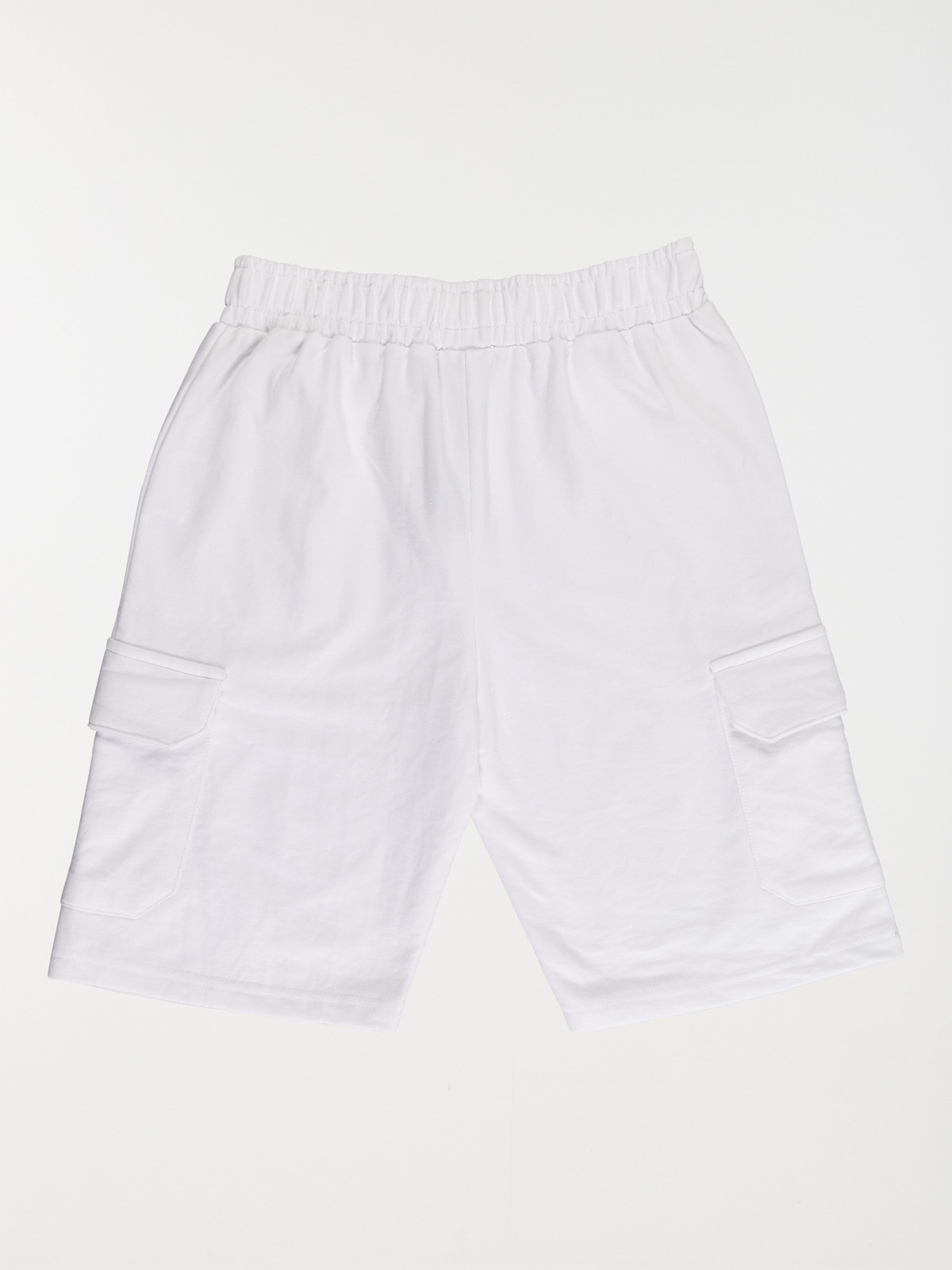 Bermuda poche blanc garçon ( XXS-M) Bermuda poche blanc garçon ( XXS-M)