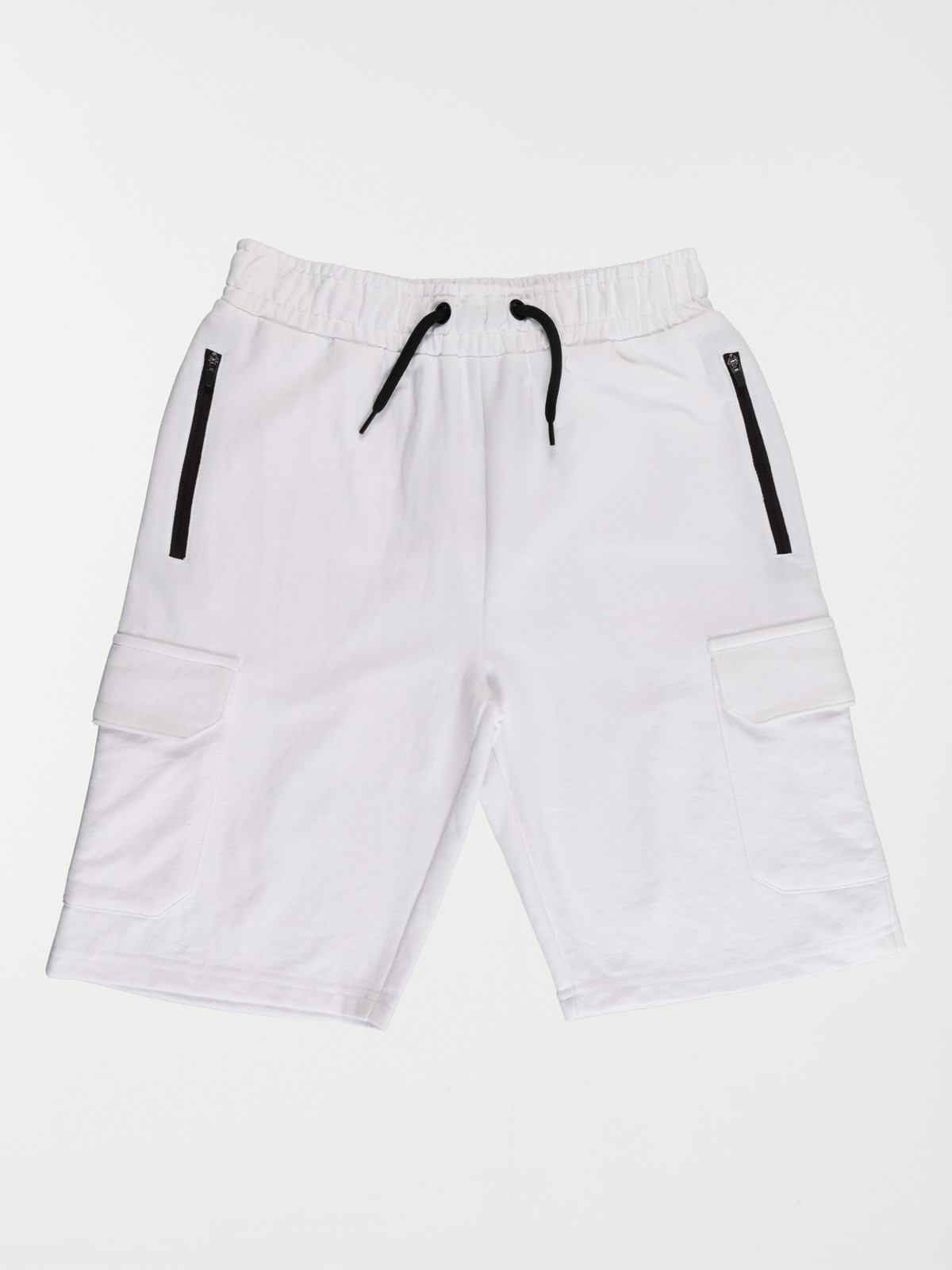 Bermuda poche blanc garçon ( XXS-M)