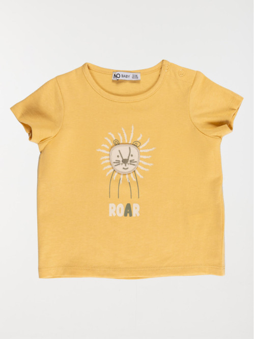 T-shirt lion 3D garçon (3-36M)