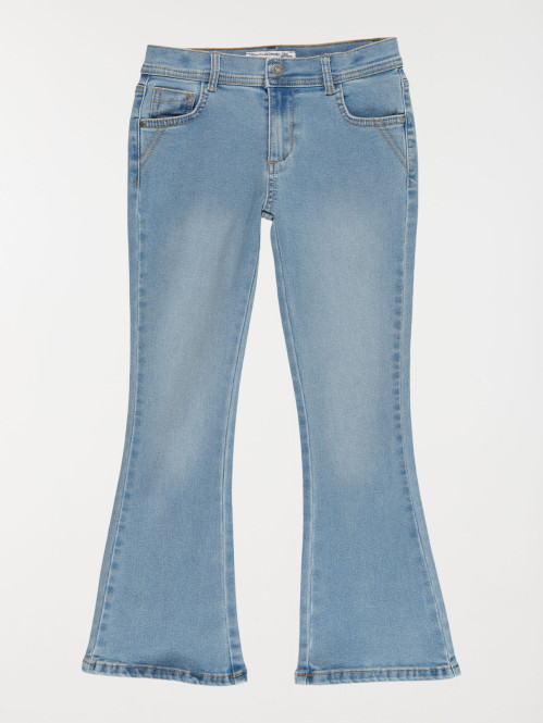 Jean flare bleached fille...